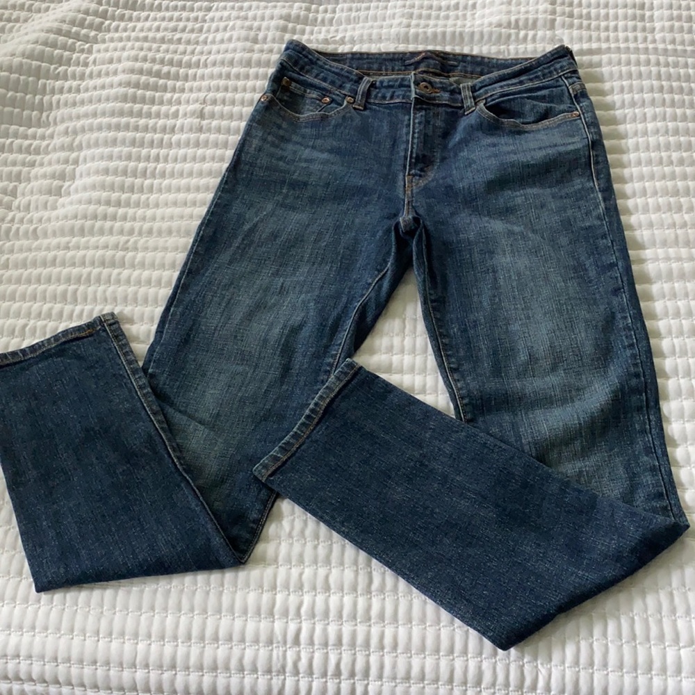 Levis Mid Rise Skinny Jeans